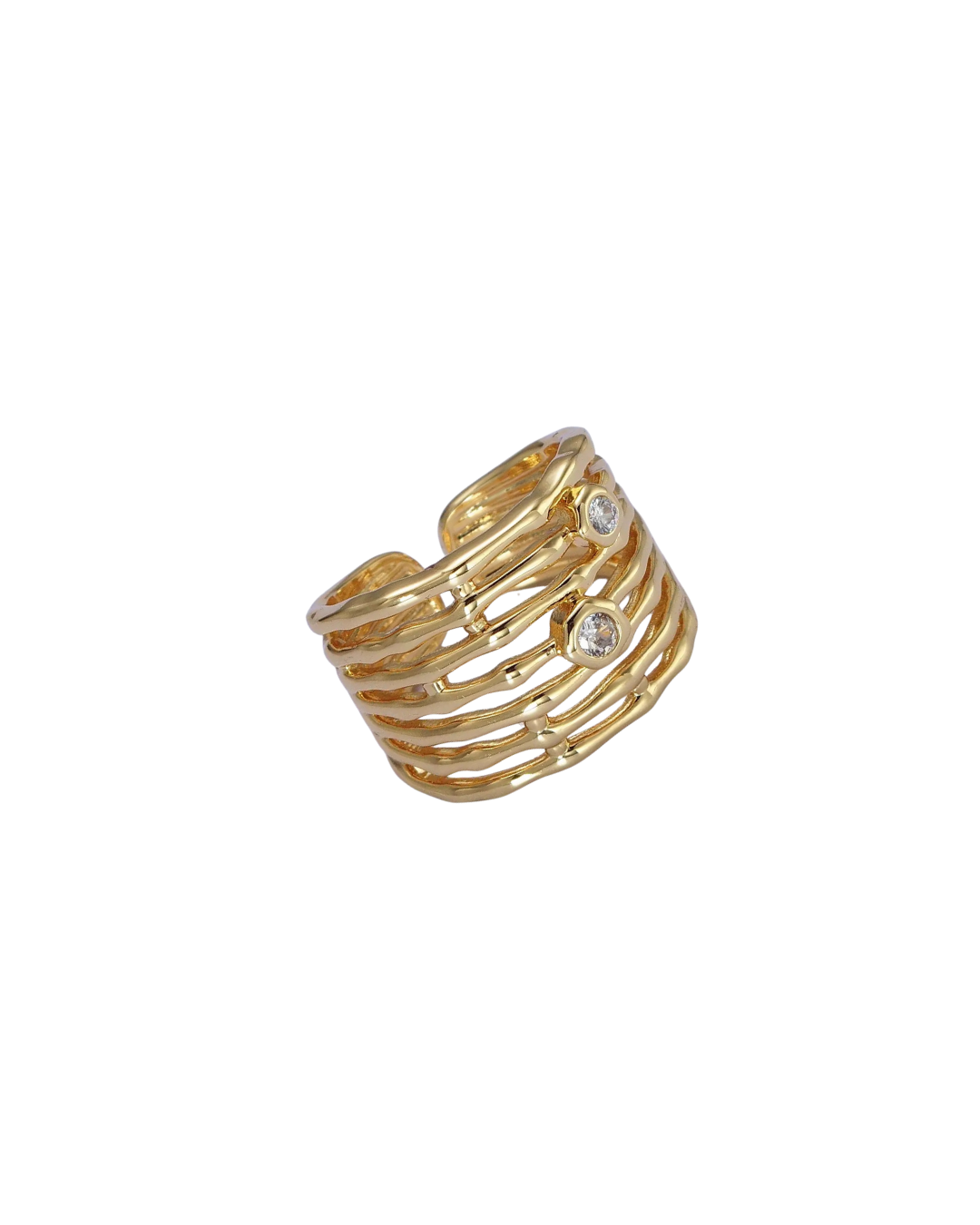Golden Caviar Ring